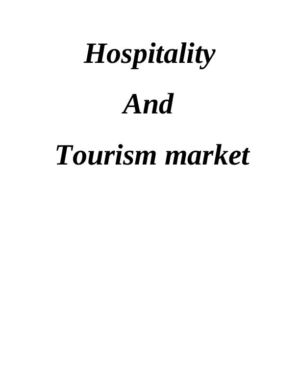 hospitality and tourism assignment