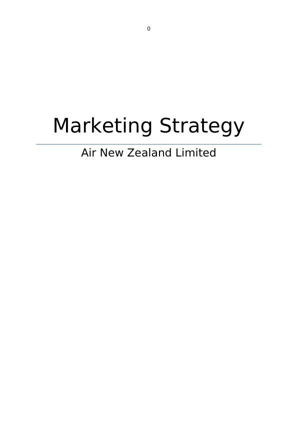Marketing Strategy -  Assignment_1