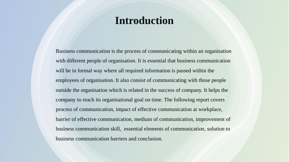 Business Communication: Process, Impact, Barriers, and Solutions_3