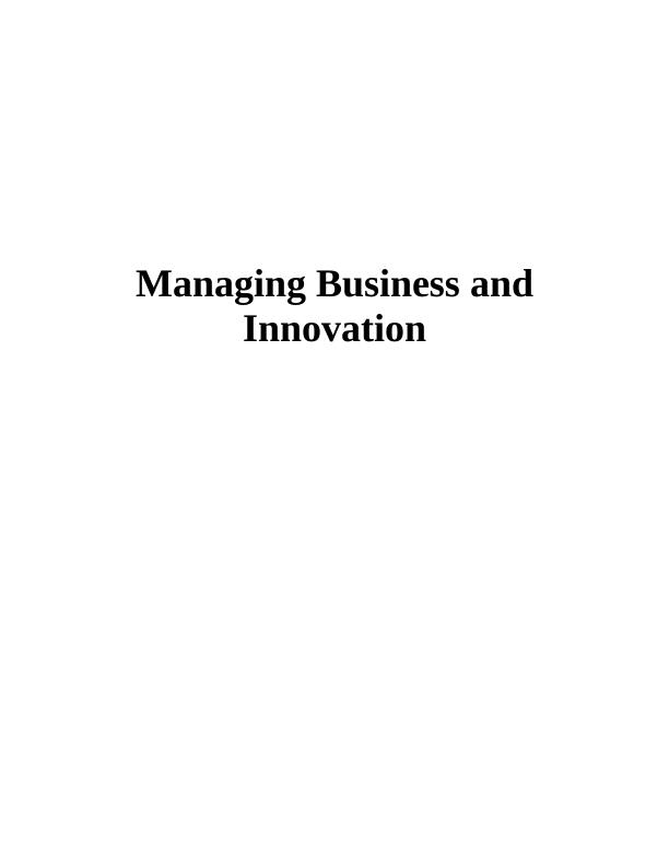 Managing Business and Innovation_1