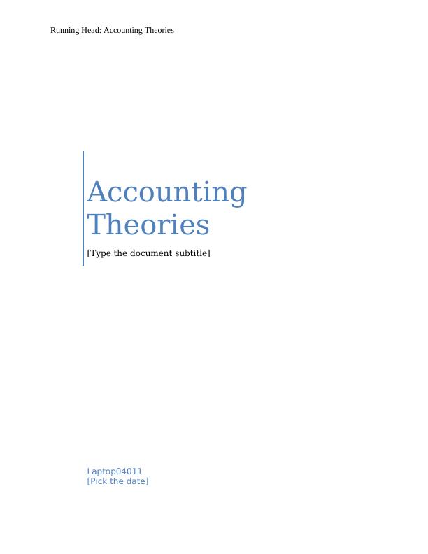 Accounting Theories AASB 16 Lease Accounting Standards