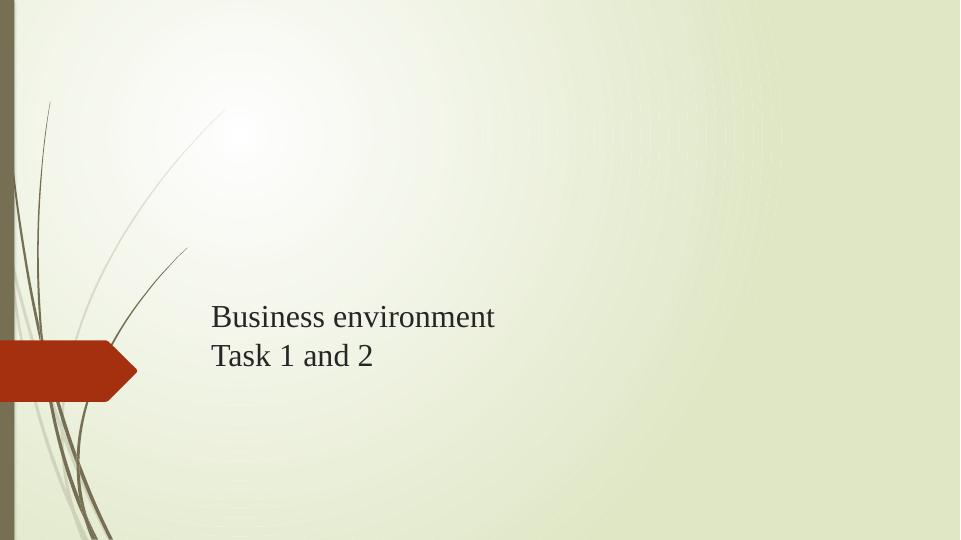 Business Environment: Types and Purpose of Different Organizations_1