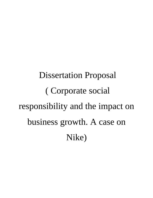 Corporate social responsibility Impact on Business: Nike_1