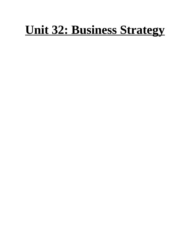 Business Strategy of a multinational corporation_1