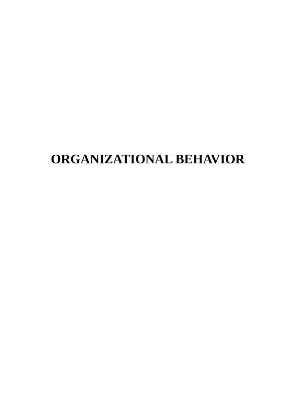Organizational Behavior: Culture, Power, and Motivation_1