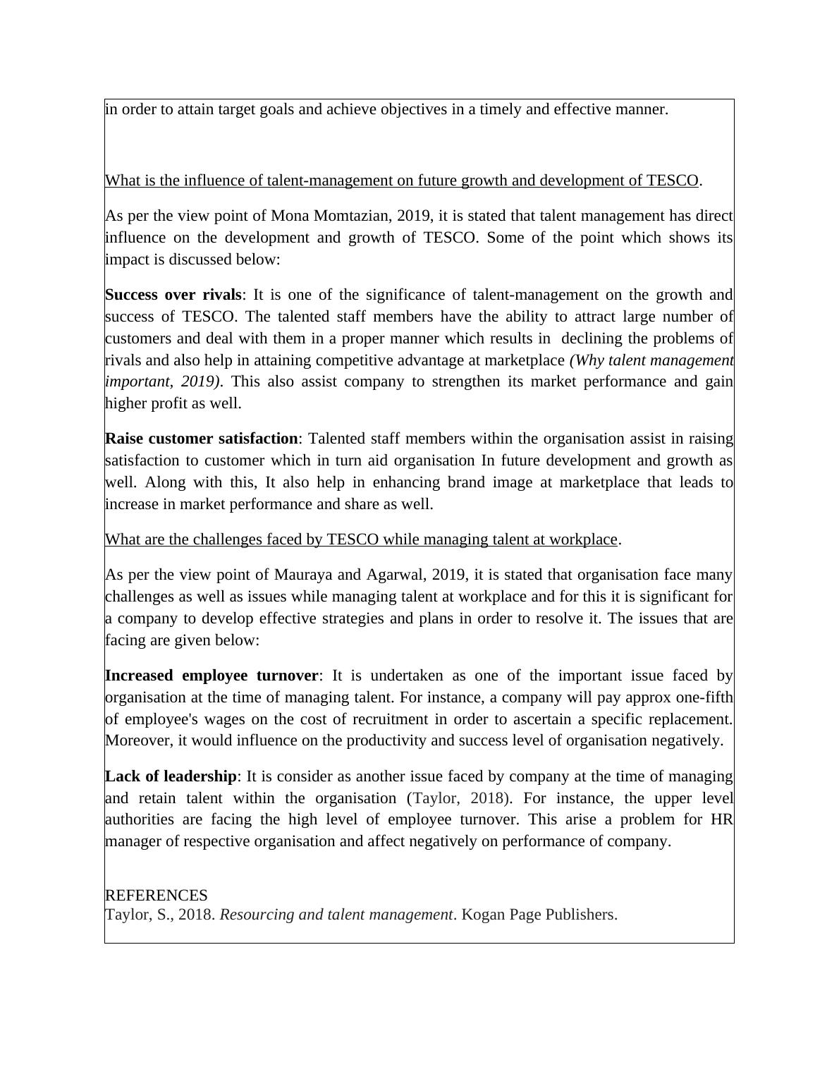 Role of Talent Management Framework and its Future Implications for Increasing Performance of Employees within an Organization - A Case Study on TESCO_6