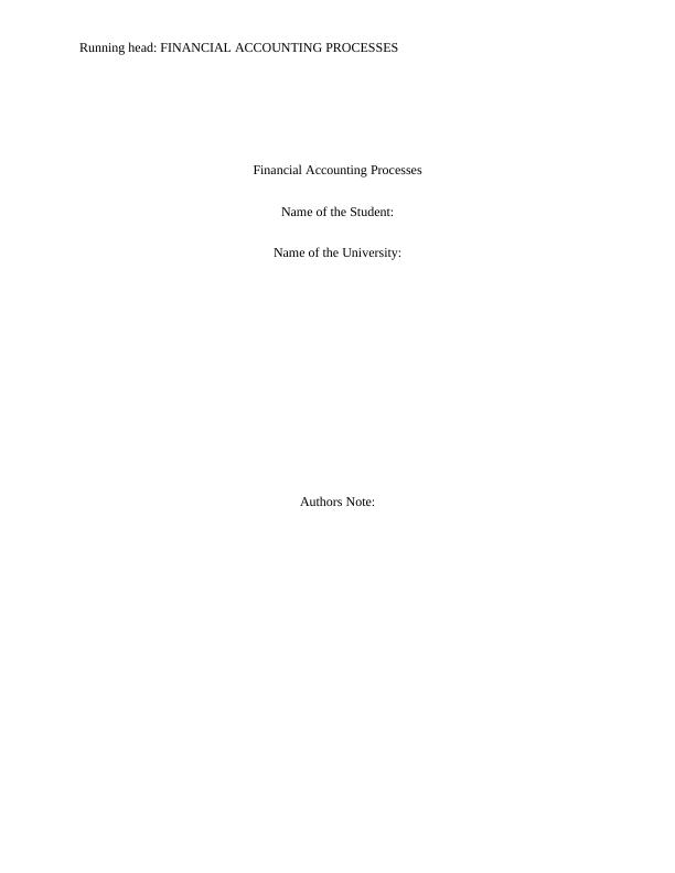 Financial Accounting Processes_1