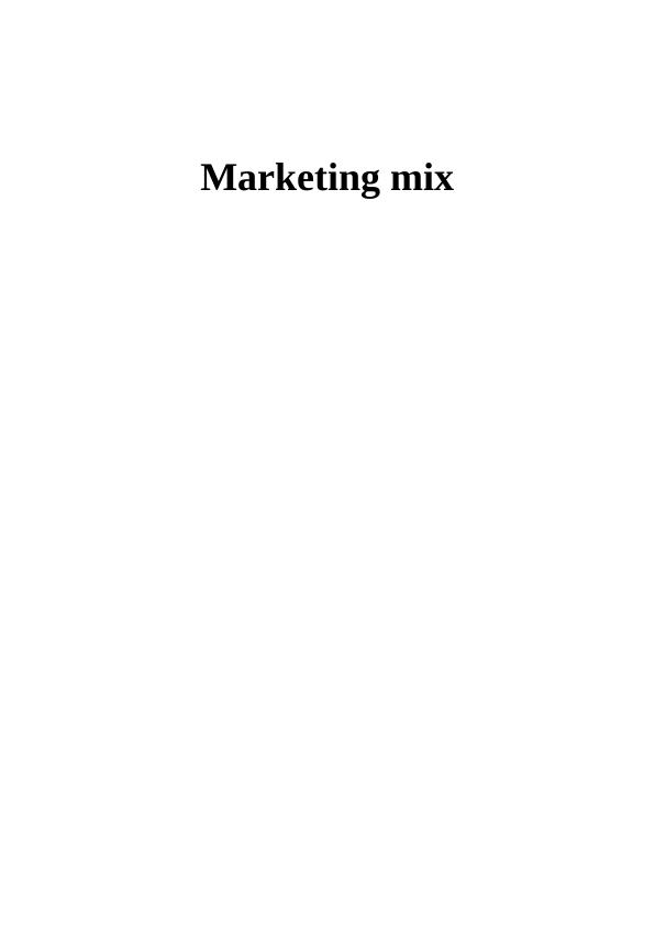 Marketing Mix: DOVE and SURE Deodorant_1