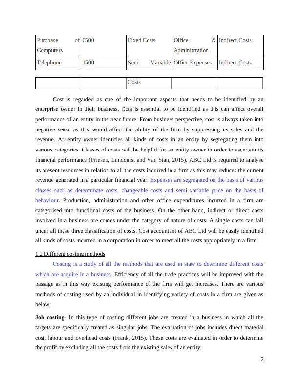 Management Accounting Essay of ABC Ltd_5
