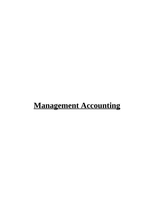 Management Accounting Assignment - The Berkeley Partnership_1