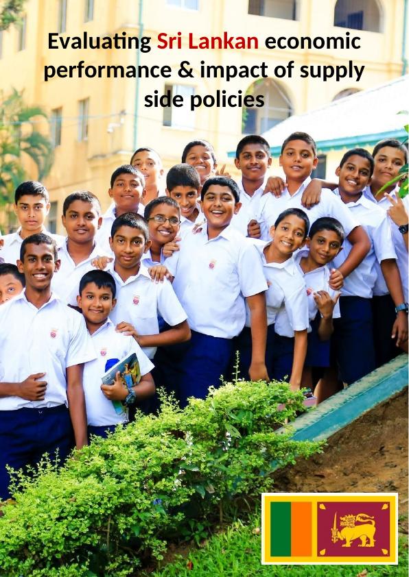 Evaluating Sri Lankan economic performance & impact of supply side policies_2