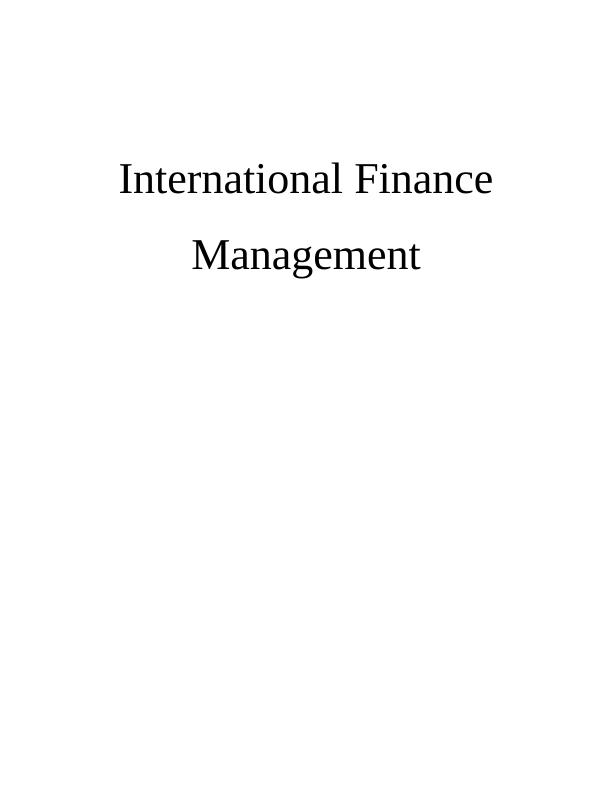 International Financial Management_1