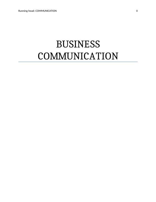 Business Communication: PDF_1
