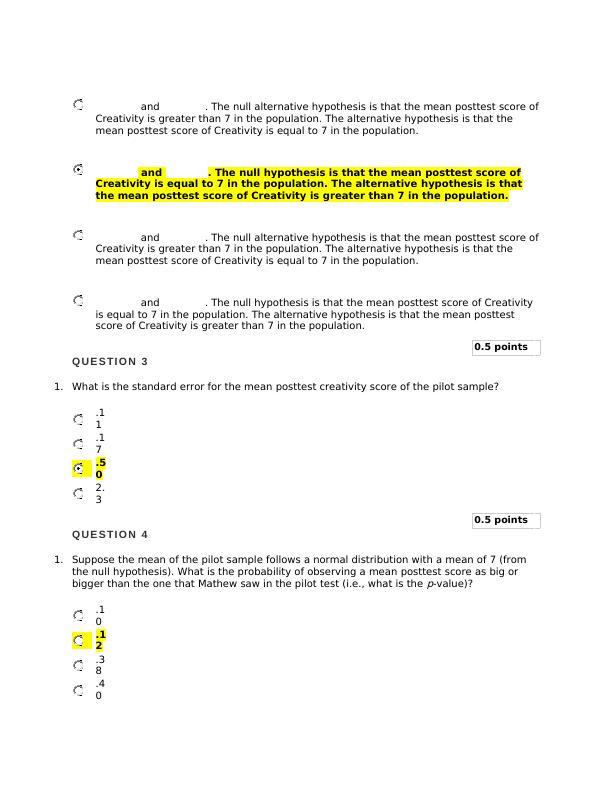 Null Hypothesis Question Answer 2022_2