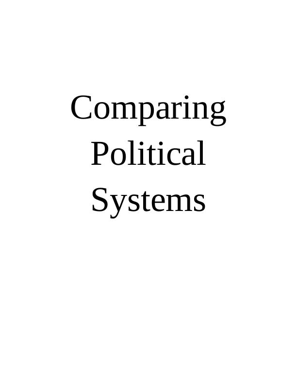 Comparing Political Systems_1