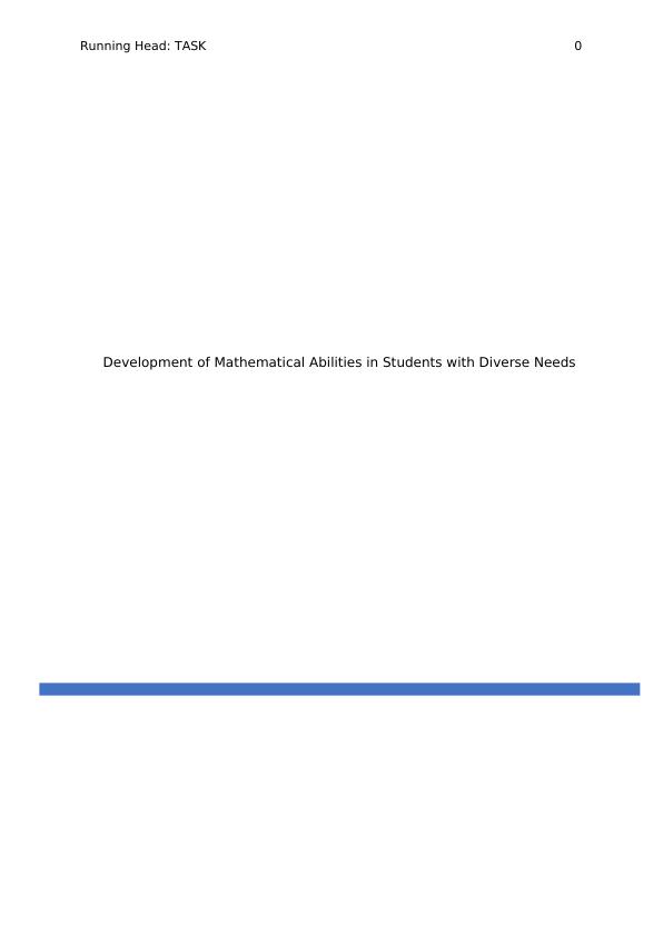 Development of Mathematical Abilities in Students with Diverse Needs_1