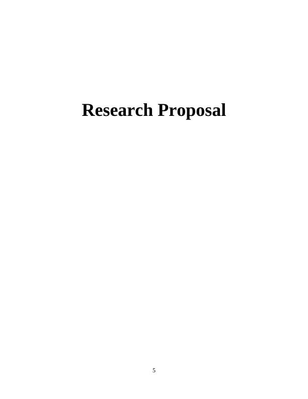 Research Project Research Proposal 1 TITLE:2 Introduction 2 Background 2 Research Objectives 3 Research Objectives 3 Research Questions 3 Literature Review3 Research Methodology 4 Overcoming Limitatio_5