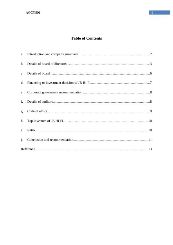 ACCY801: Accounting and Financial Management Assignment_2