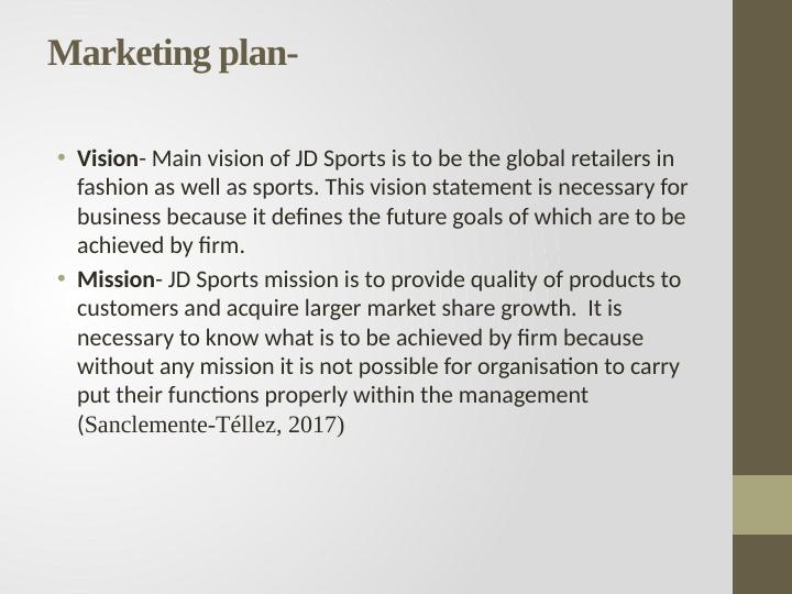 Importance of Marketing Plan for JD Sports_4