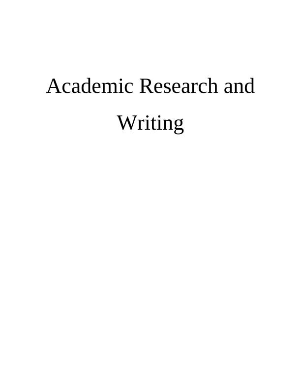 Academic research and writing assignment_1