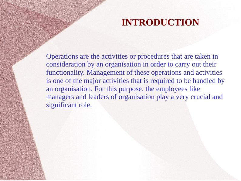 Key Approaches of Operations Management and the Role of Leaders and Managers_2