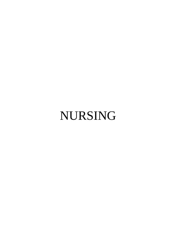 Nursing Assignment on Anaphylaxis_1