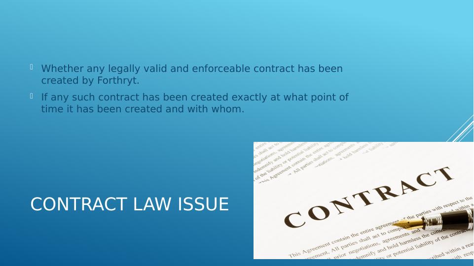 contract law case study ppt