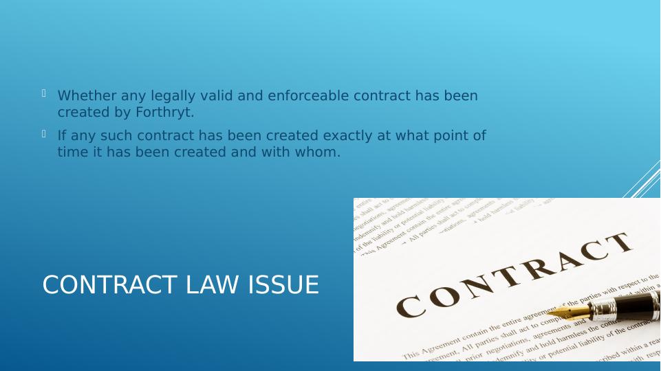 contractual law case study