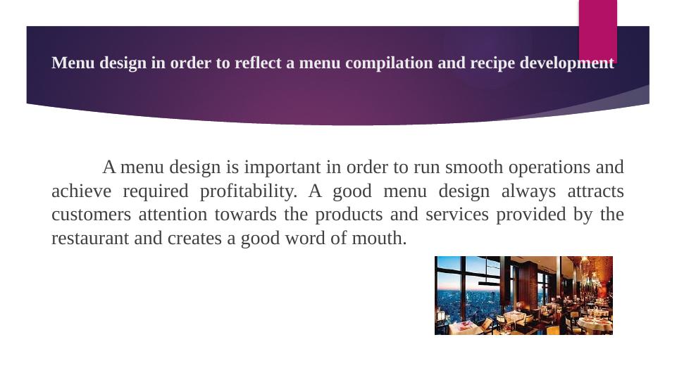 importance-of-menu-design-compilation-and-recipe-development