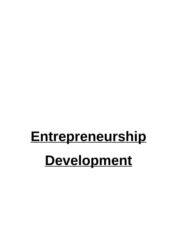 Entrepreneurship Development: Lean Start-Up Model for Organic Beauty Products_1