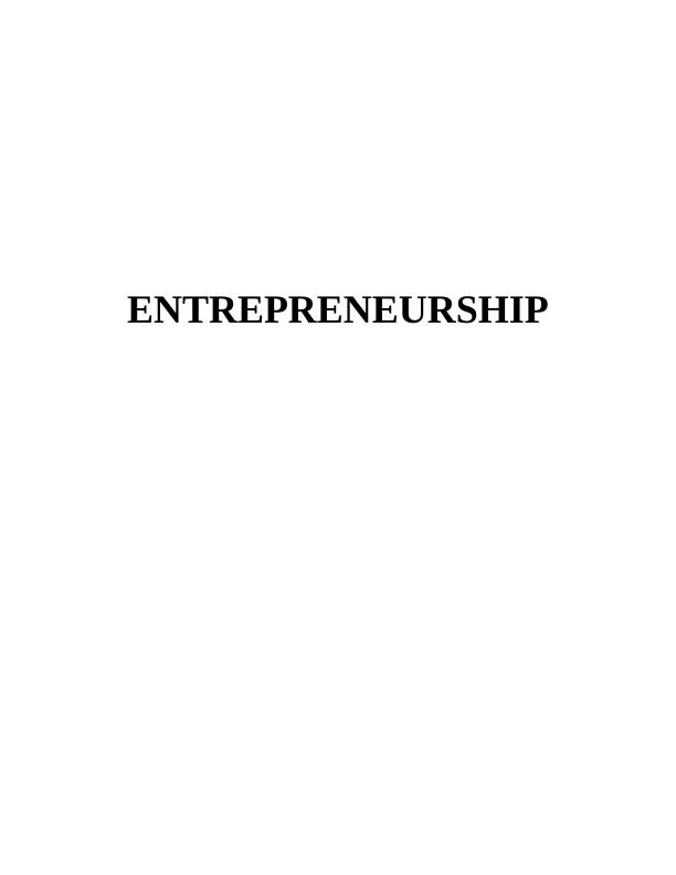 Report on Types of Entrepreneurial Venture_1