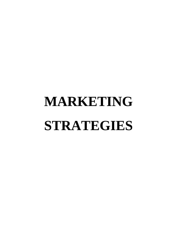 Nike Marketing Strategies Assignment_1