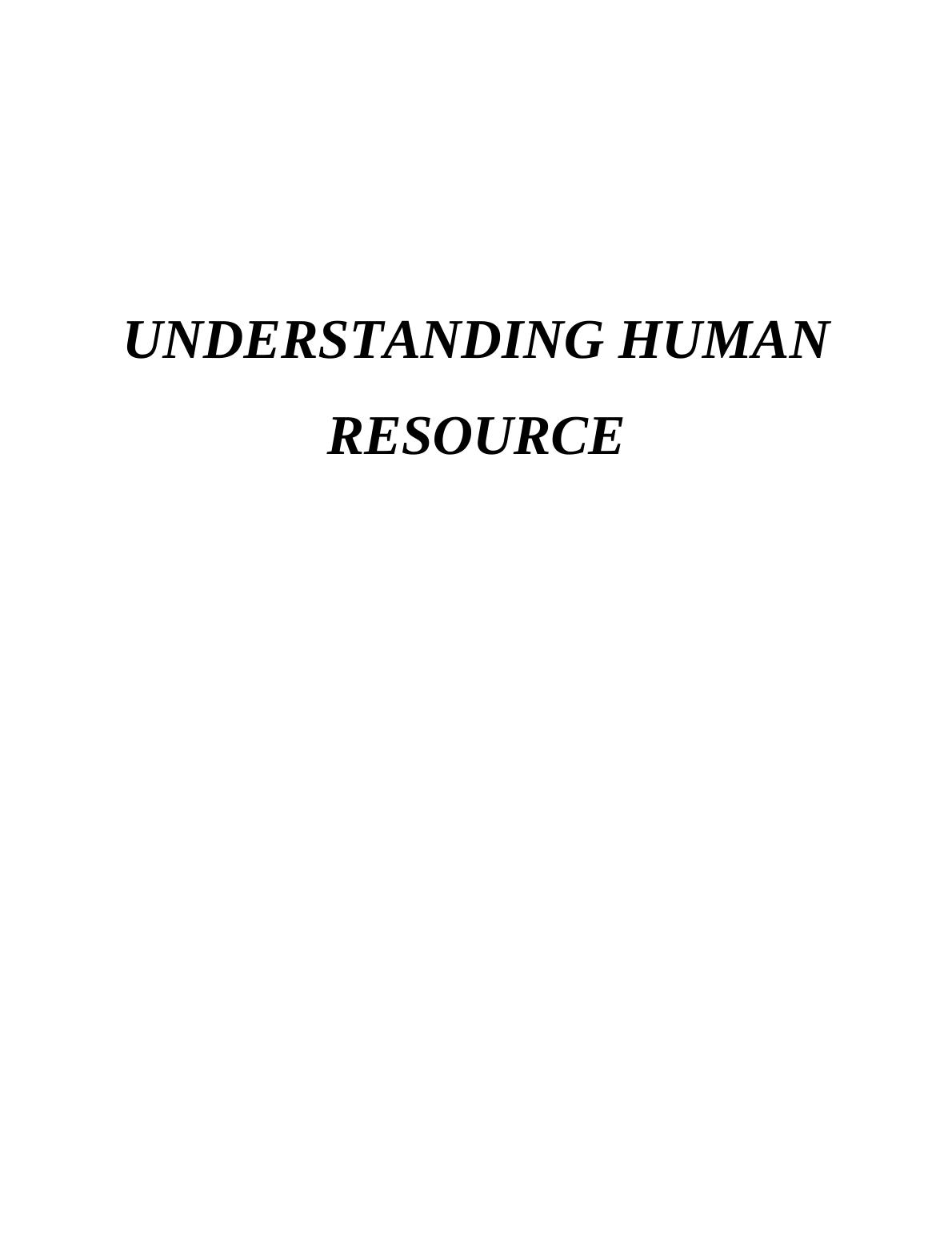Report on Understanding Human Resource - Syngenta_1