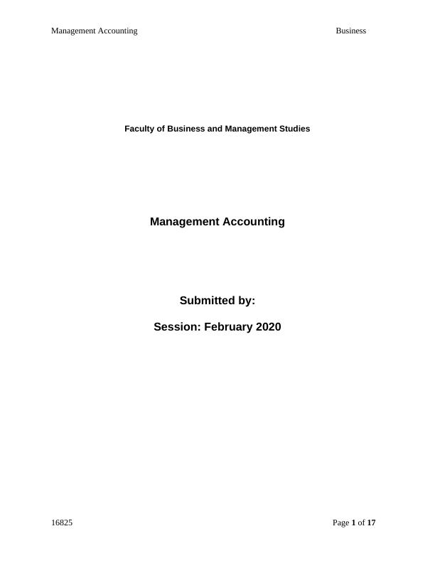 Management Accounting: Types, Techniques, and Planning Tools_1