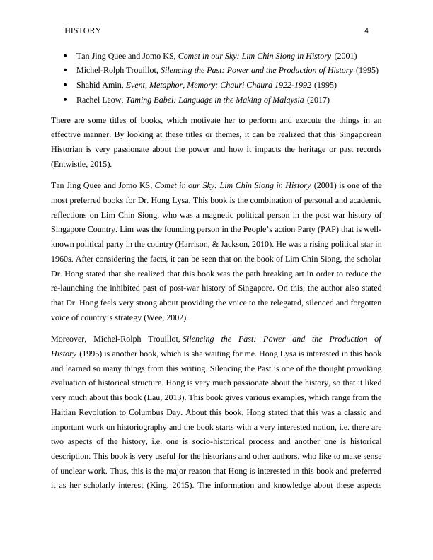 Essay on Books and Life of Hong Lysa_4