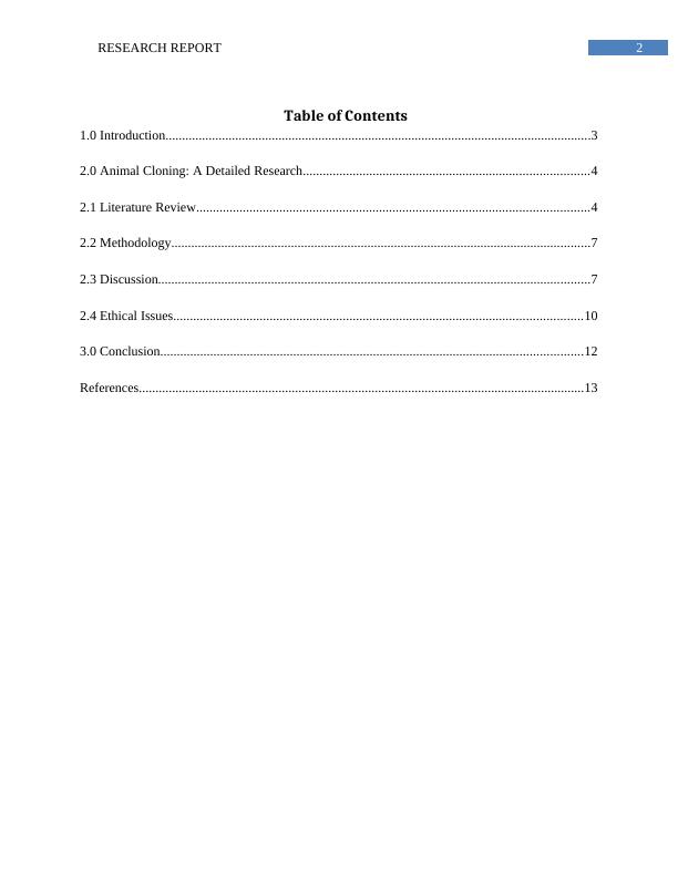 a student is writing a research report on cloning