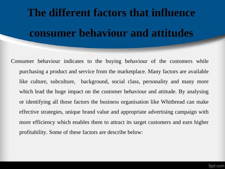 Factors Influencing Consumer Behaviour in the Hospitality Industry_4