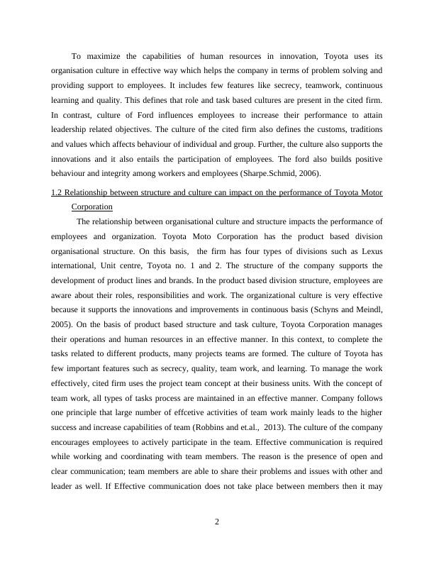 Research in organisational behavior : Toyota Moto corporation_4