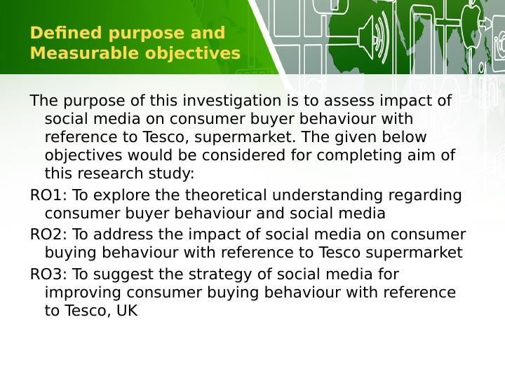 Impact of Social Media on Consumer Buying Behaviour: Tesco Supermarket, UK_3