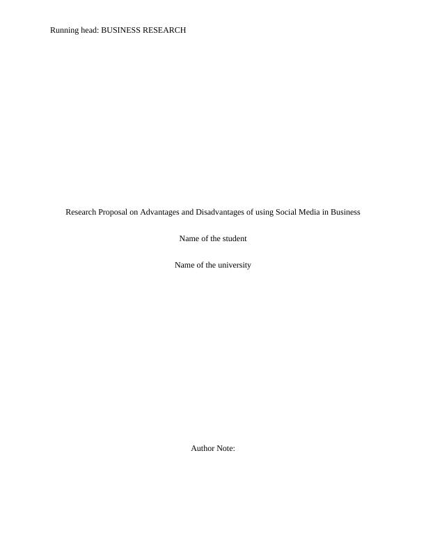 Business Research: Sample Assignment (pdf)_1