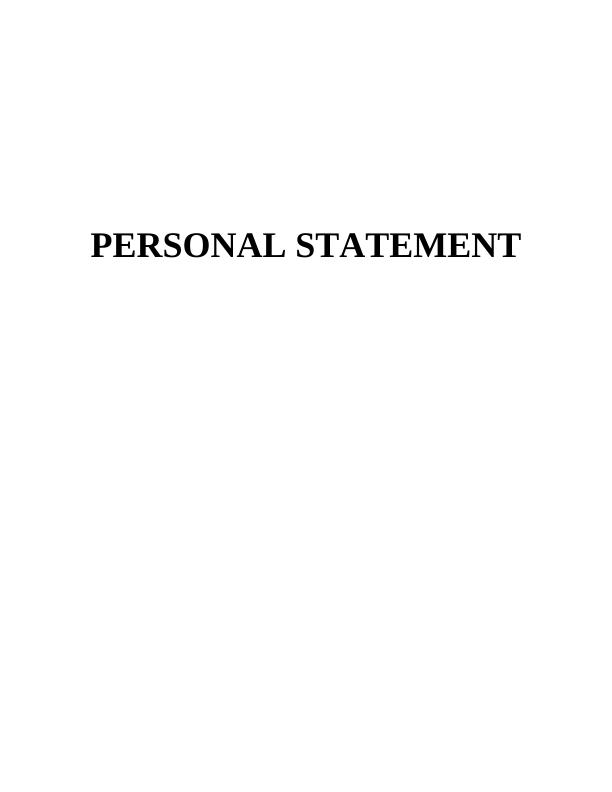 Personal Statement for Business Management Course_1