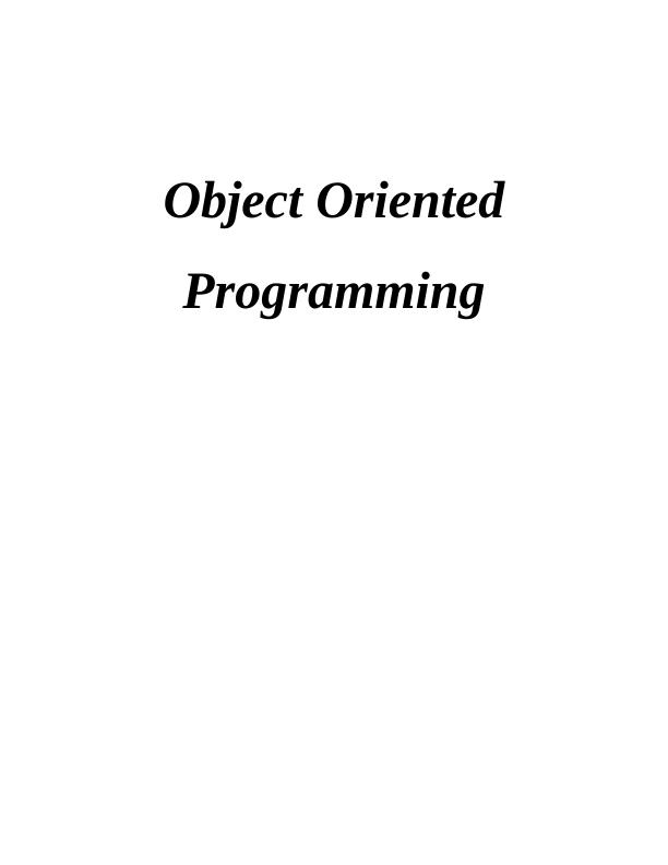 Object Oriented Programming: Use Case, Domain Model, Sequence Diagram, Class Diagram_1