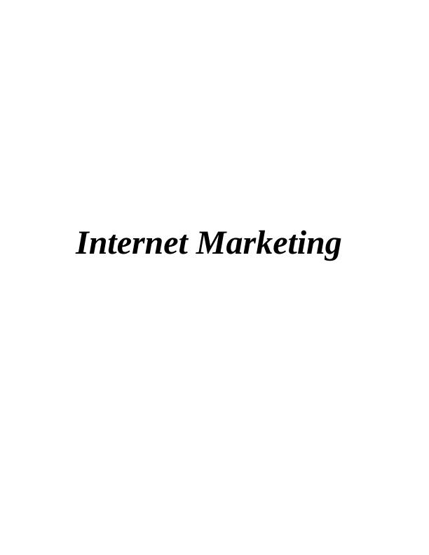 Introduction to the Internet Marketing Table of Content_1