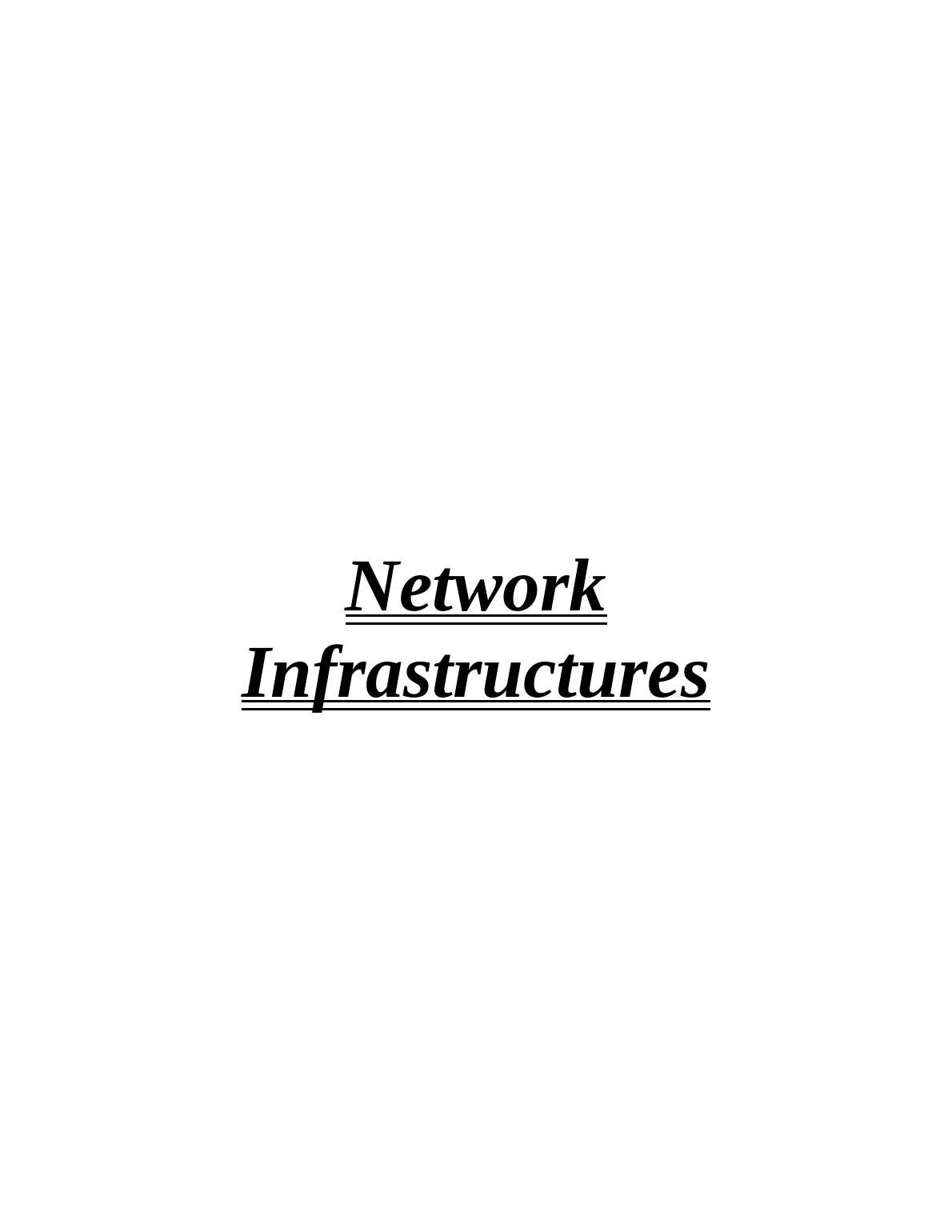 Network Infrastructure Design and Implementation