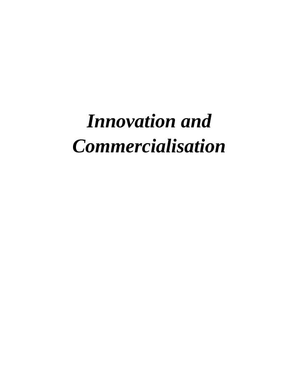 Innovation and Commercialisation INTRODUCTION_1