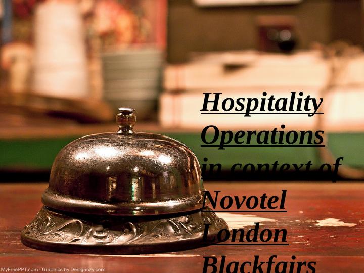 Hospitality Operations in Novotel London_1