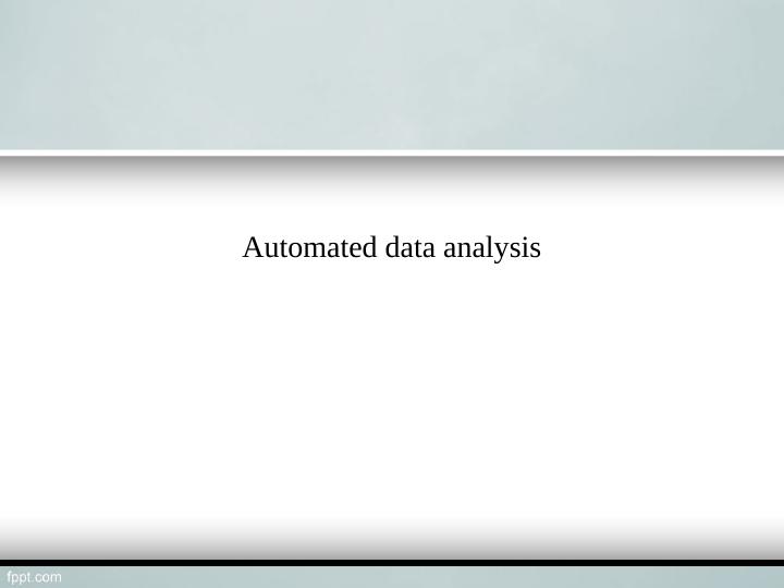 Automated Data Analysis: Importance and Techniques_1