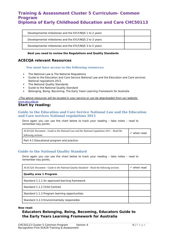 Training & Assessment Cluster 5 Curriculum- Common Program_4