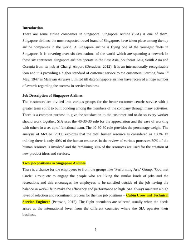 A Report on Airline Business in Singapore: A Case Study of Singapore Airlines_3