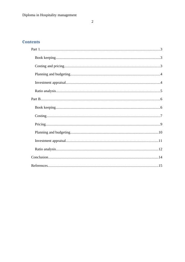 Project Report of Hospitality Management_2